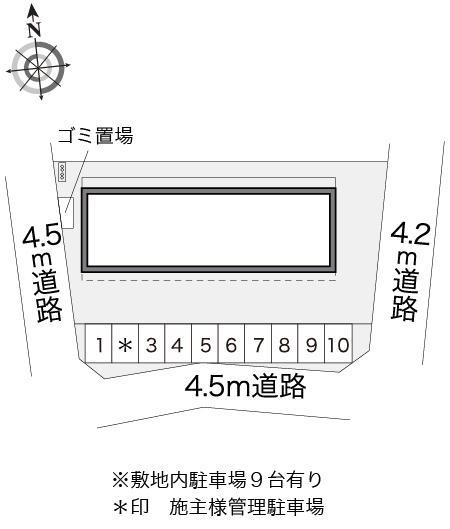 パストラル(10140)の駐車配置図