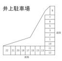 井上駐車場の駐車場