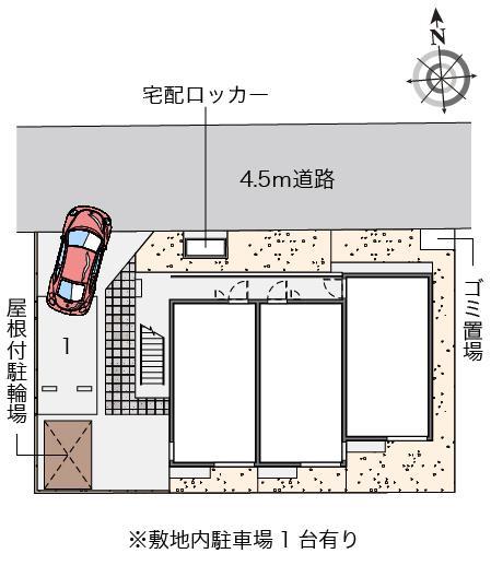 クレイノプランドール(57758)の駐車配置図