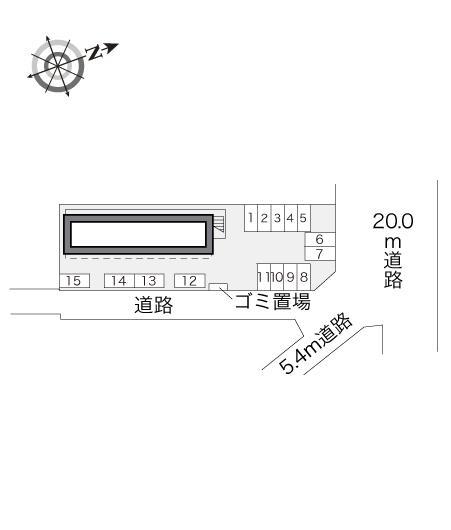 エル２００１(16273)の駐車配置図
