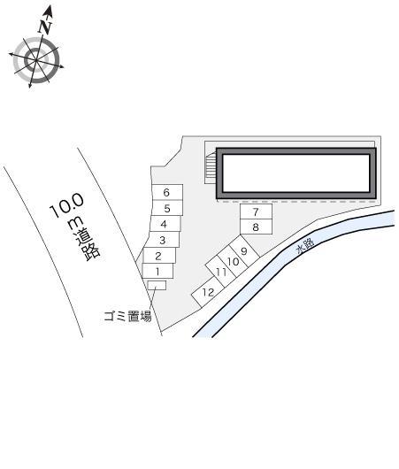 リジェール(17399)の駐車配置図