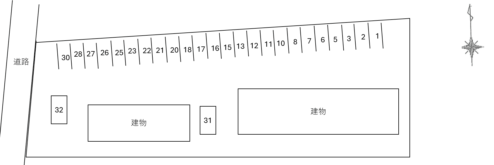 Ｒｉｎｋａ　Ａ別駐車場の駐車配置図