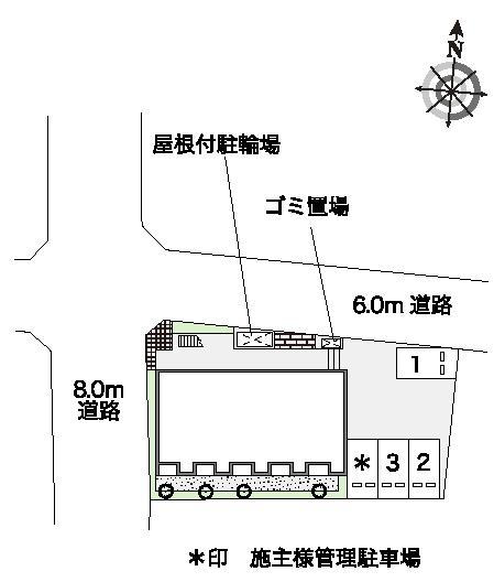メゾンエトワール(52844)の駐車配置図