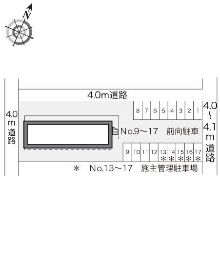 芙蓉(15956)の駐車配置図