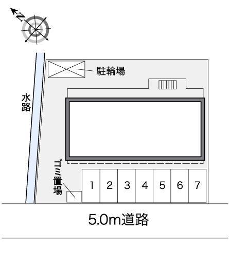 エクセルＭ＆Ｍ(25731)の駐車配置図
