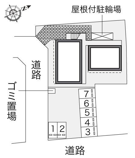 ＯＡＳＩＳ(17815)の駐車配置図