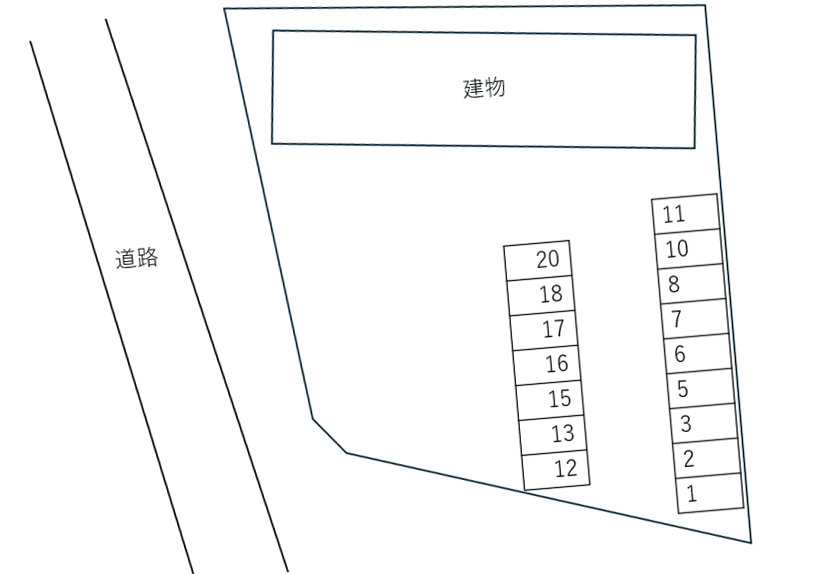 Ｆｕｔｕｒの駐車配置図