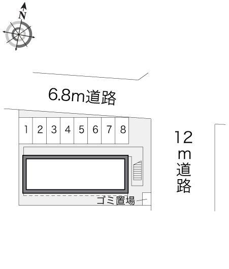 中央(14031)の駐車配置図