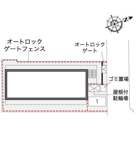 東今里Ⅱ(37310)の駐車配置図