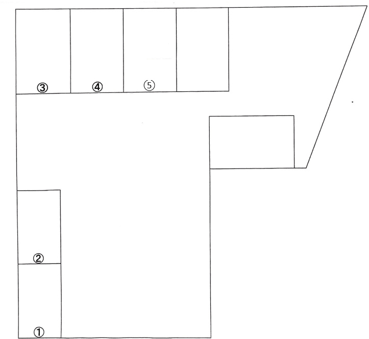 Kパーキングの駐車配置図