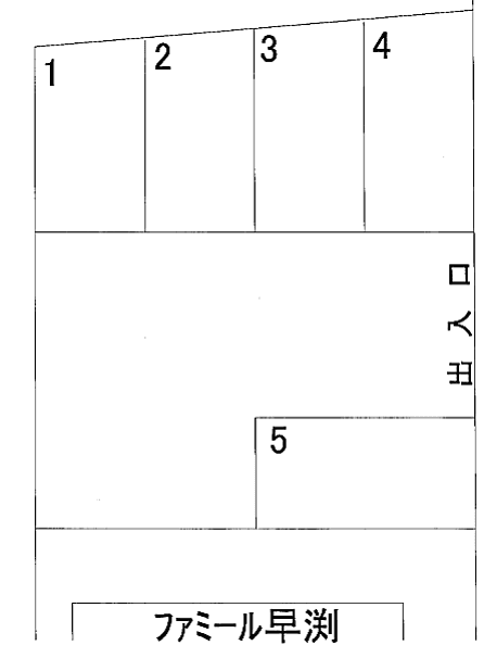 ファミール駐車場の駐車配置図