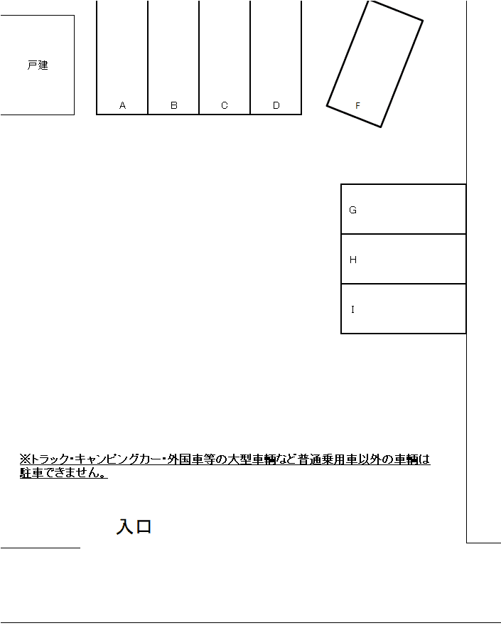 松下駐車場の駐車配置図