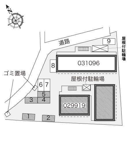 ベル　ツリーⅠ(29919)の駐車配置図