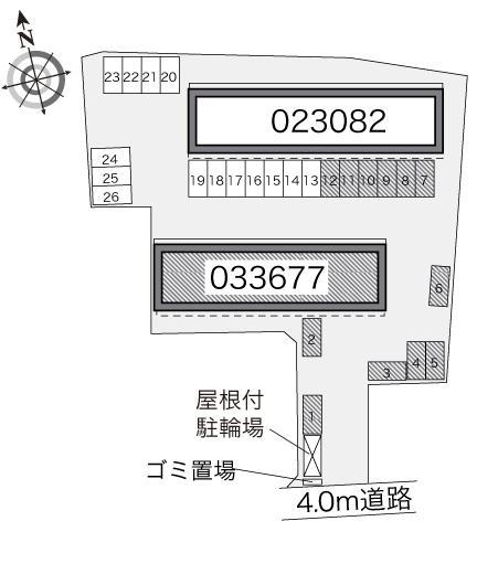 ラピュタⅡ(33677)の駐車配置図