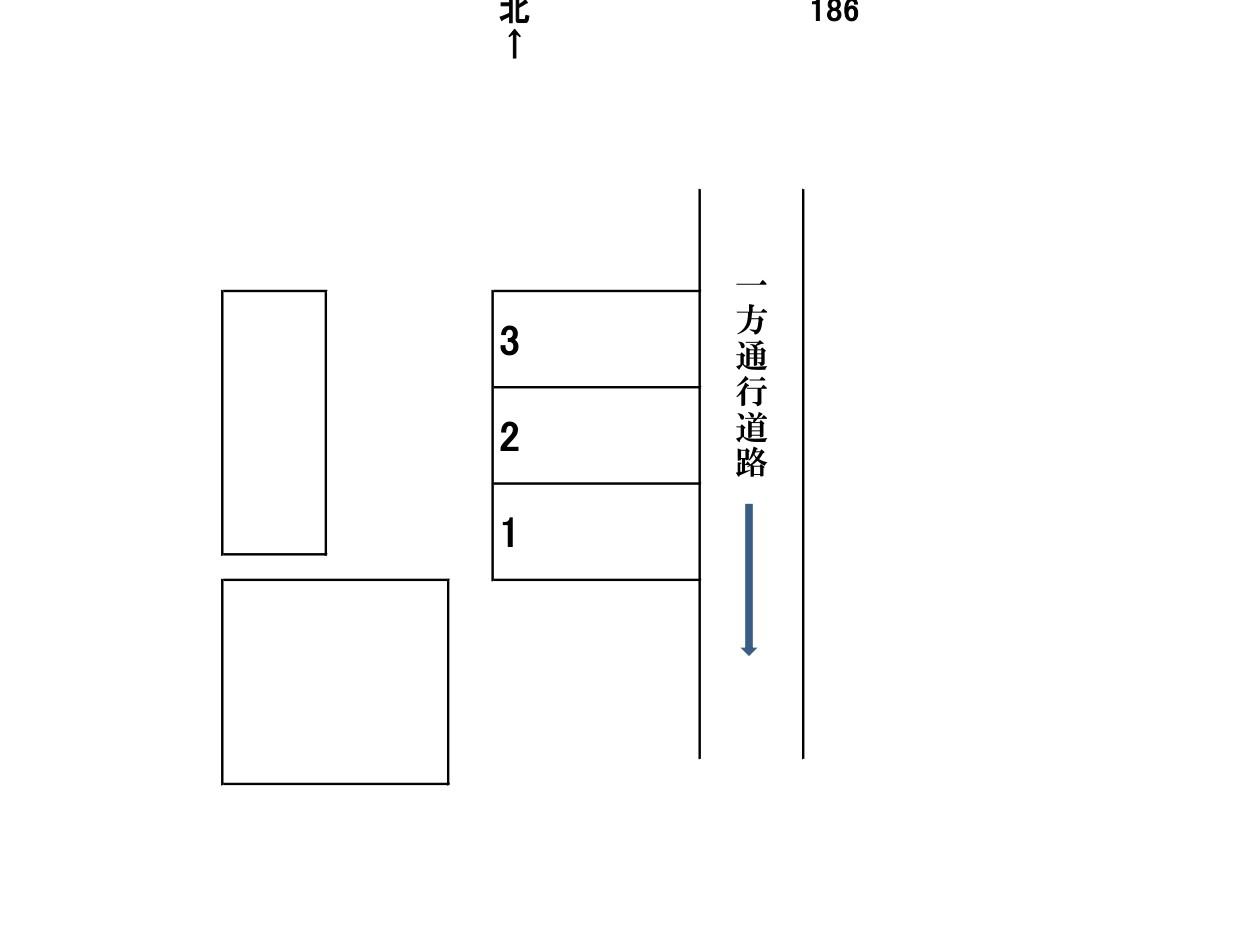 岩倉－186の駐車配置図