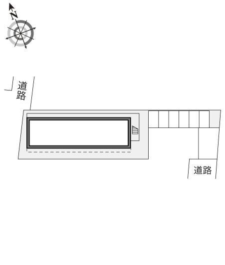 ガーデンアオキ(15748)の駐車配置図