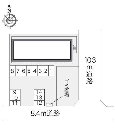 ＶＡＮＧＵＡＲＤ(22387)の駐車配置図