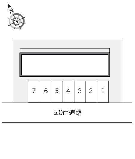 オークスⅡ(24154)の駐車配置図