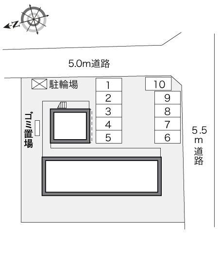 テクノピア函南(24593)の駐車配置図