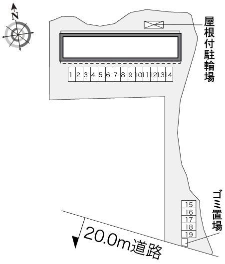 鉄輪(31027)の駐車配置図