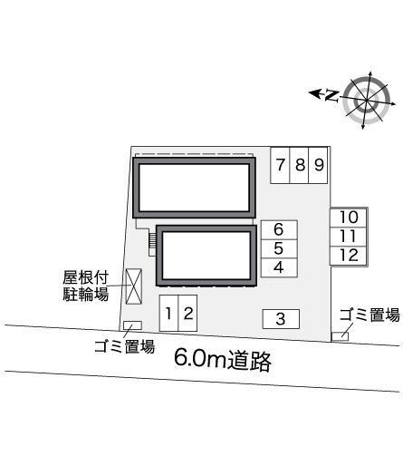 喜勇(27376)の駐車配置図