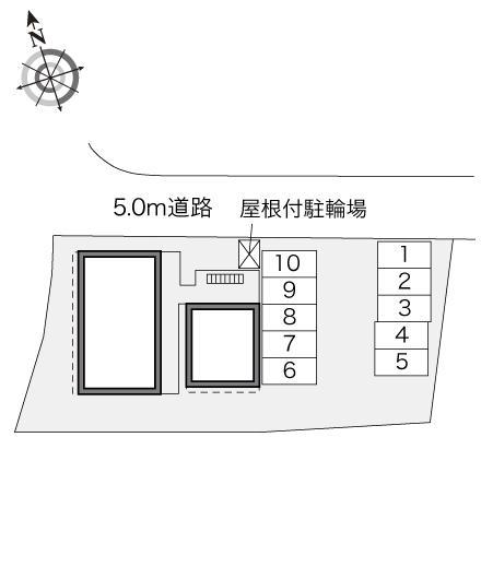 Ｕｅｎｏｈａｒａ(34150)の駐車配置図