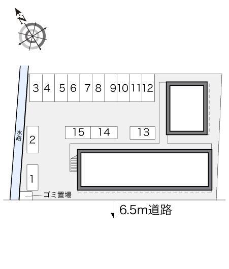 加賀温泉駅(19705)の駐車配置図