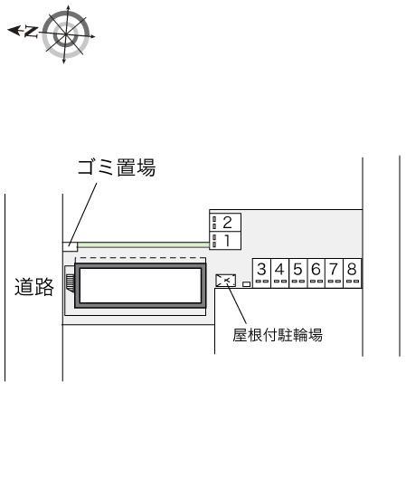 南山(14757)の駐車配置図