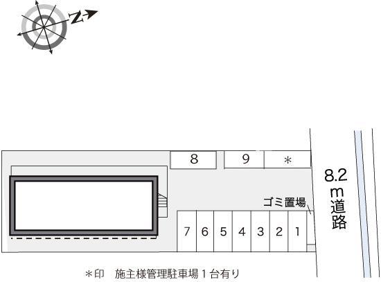 プレミール望星台(15947)の駐車配置図