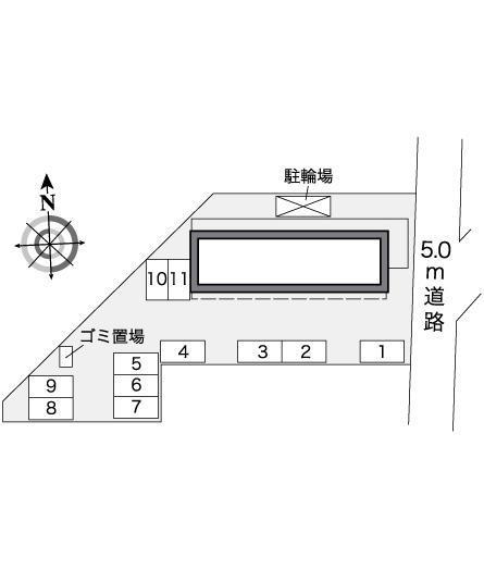 早苗(25397)の駐車配置図