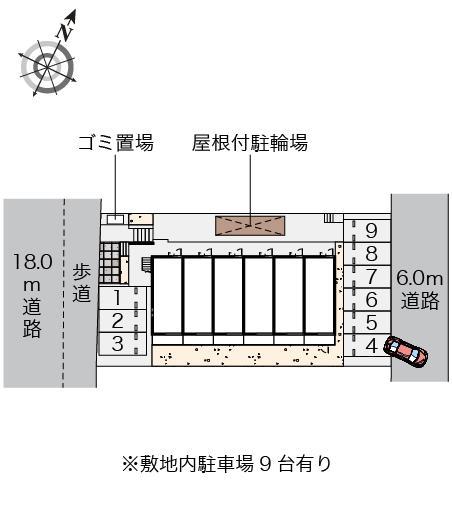 クレイノ木更津金田東(58616)の駐車配置図