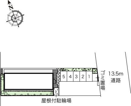 フォート香ヶ丘(43385)の駐車配置図