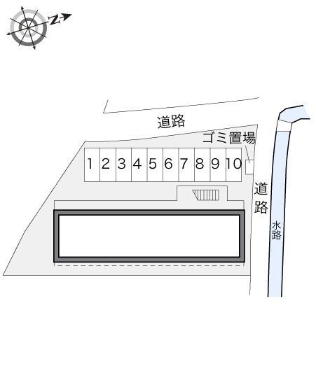 サンホワイト枝松(20286)の駐車配置図