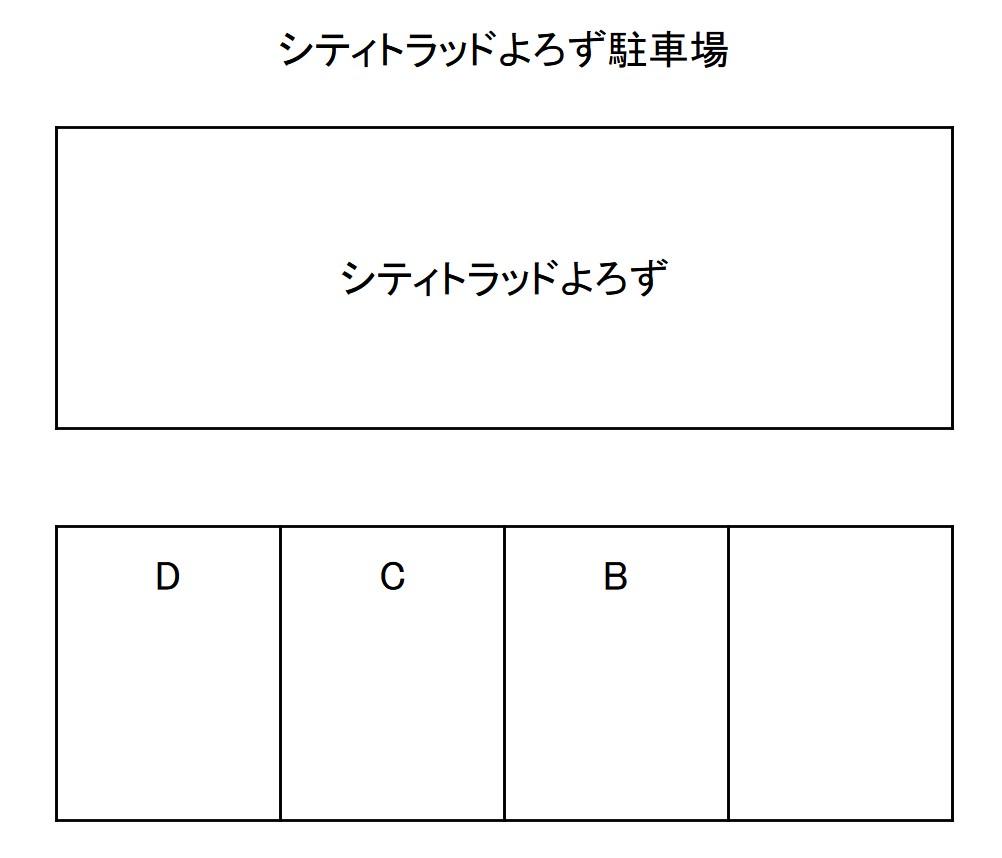 シティトラッドよろずの駐車配置図