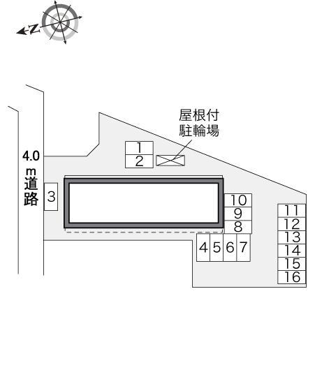 アムールⅢ(29956)の駐車配置図