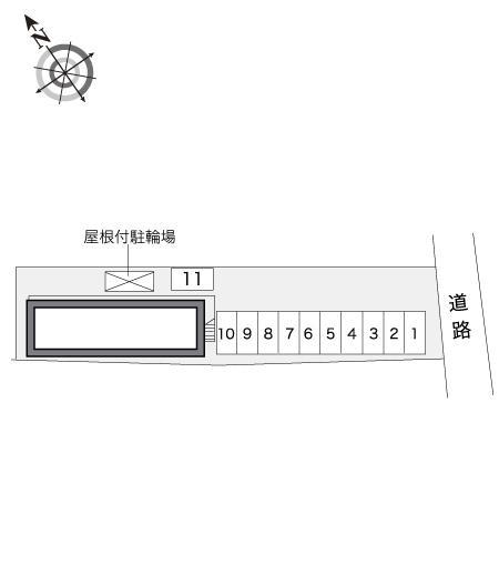 ＫＵＲＯＩＳＨＩ(10917)の駐車配置図