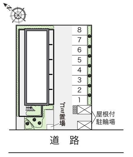 山本(14619)の駐車配置図
