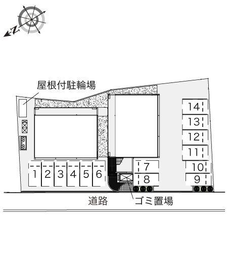 大安　二(42066)の駐車配置図