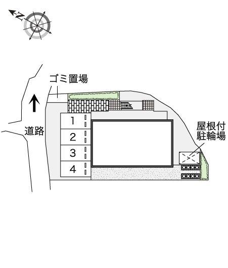 エスポワール　鹿島(46570)の駐車配置図