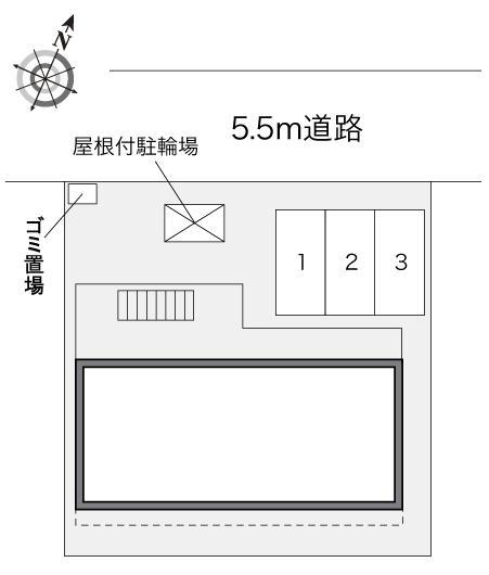 エコースウィート恵Ⅱ(31729)の駐車配置図