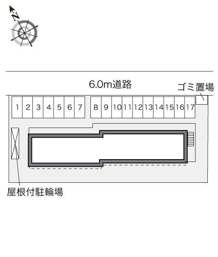 ＳＵＮＵＲＵＭＡ(29747)の駐車配置図