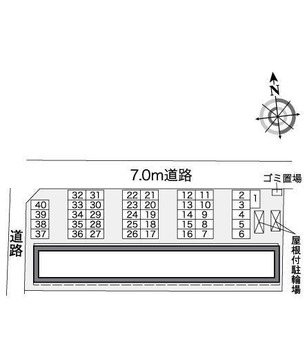 ＳＵＮＮＹ　ＳＩＤＥ(38296)の駐車配置図