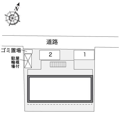 ソレーユ元宮(32537)の駐車配置図