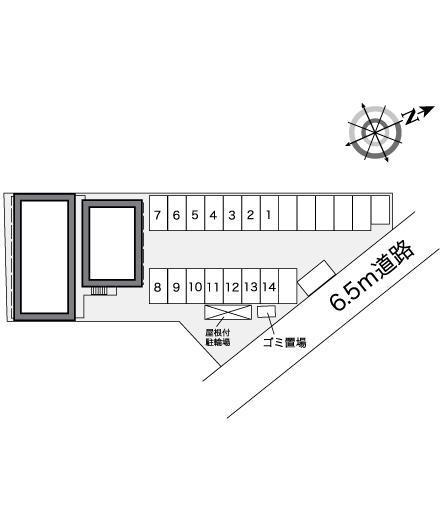 グランシャリオ(25749)の駐車配置図