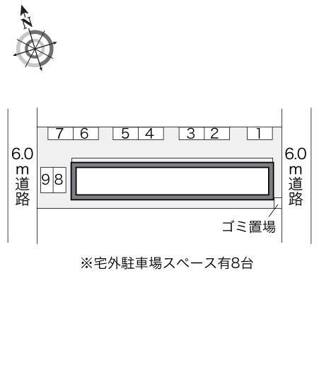 ひまわり(22113)の駐車配置図