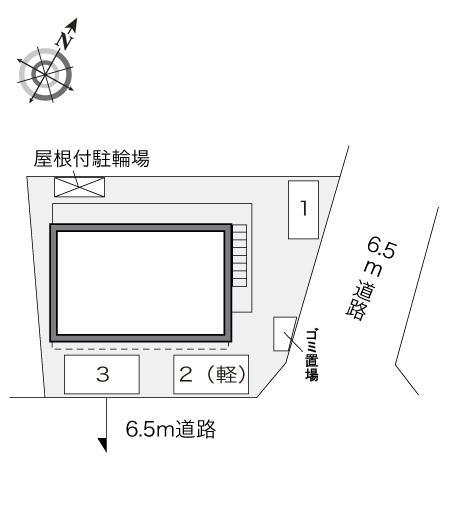 上柏尾(29863)の駐車配置図