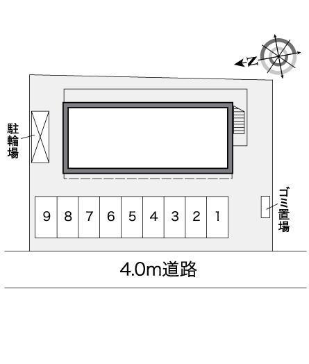 カトレアⅡ(25521)の駐車配置図
