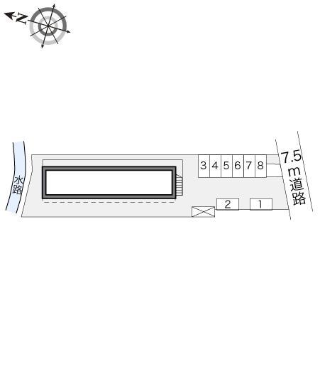 三郷Ⅱ(24120)の駐車配置図