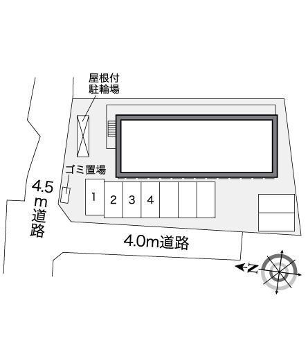 恵夢伍番館(27445)の駐車配置図