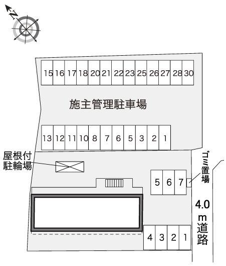 松江東(30693)の駐車配置図